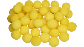 1.5 inch Super Soft Sponge Balls (Yellow) Bag of 50 from Magic