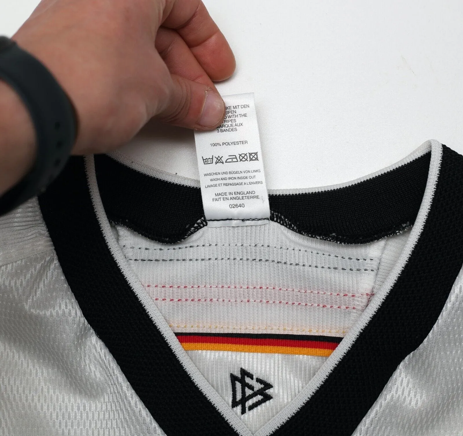 1998/00 MATTHAUS #8 Germany Vintage adidas Home Football Shirt (XL) WC 98