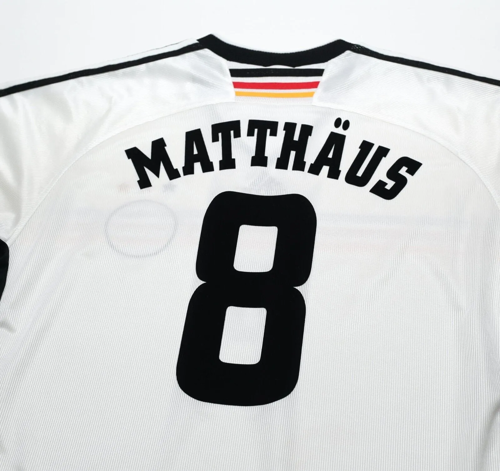 1998/00 MATTHAUS #8 Germany Vintage adidas Home Football Shirt (XL) WC 98