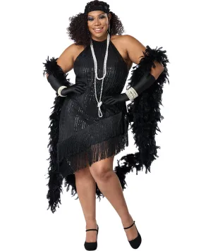 20s Fabulous Flapper Plus Size Womens Costume