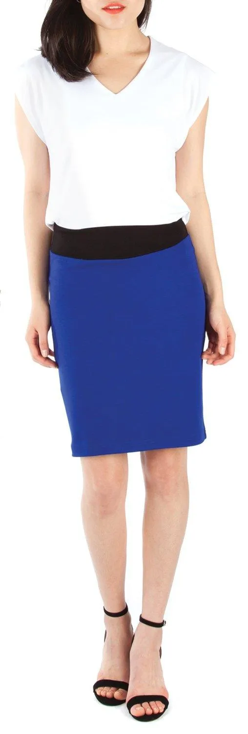 3883 // LISETTE Pull-on Pencil Skirt