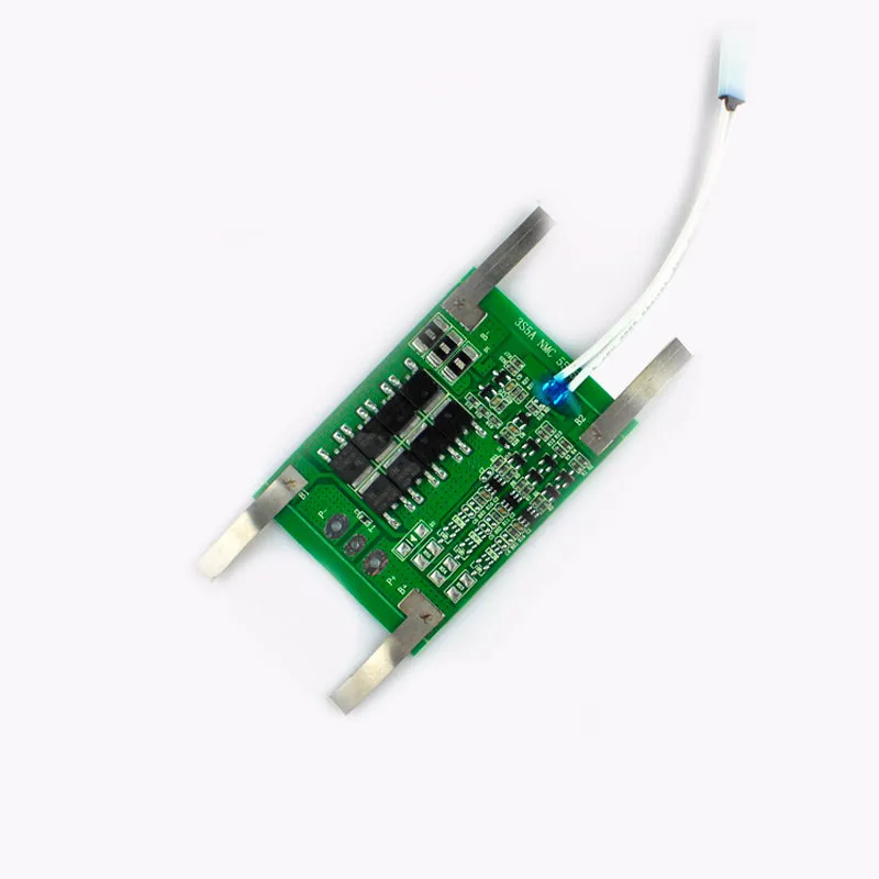 3S 20A Lithium Battery Protection BMS Module with Nickel Strip for 3.7V NMC cells