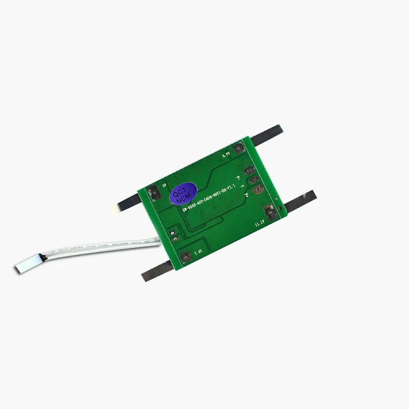 3S 20A Lithium Battery Protection BMS Module with Nickel Strip for 3.7V NMC cells