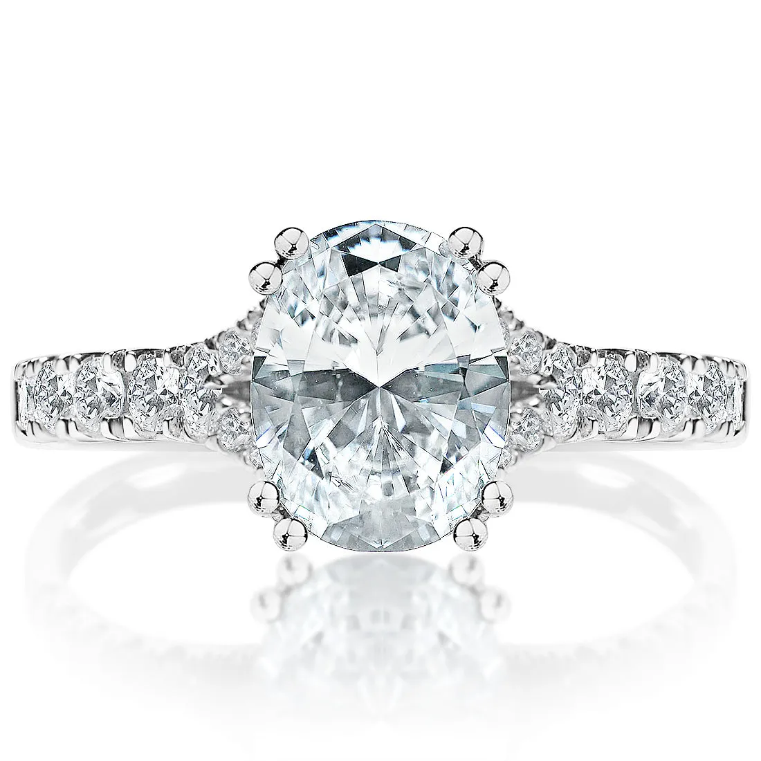 .45ctw Oval Cut Diamond Engagement Ring