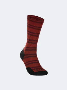 5-11 Brand Crew Stripe Men Tactical Sock Red