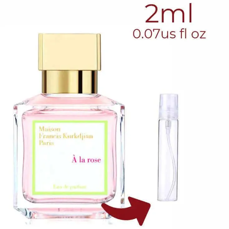 A La Rose Maison Francis Kurkdjian for women Decant Fragrance Samples