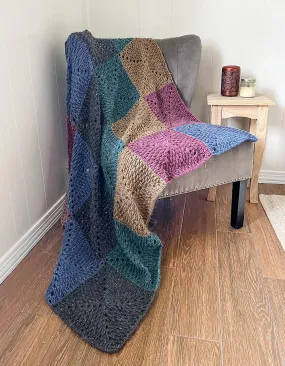 Alpine Granny Square Throw