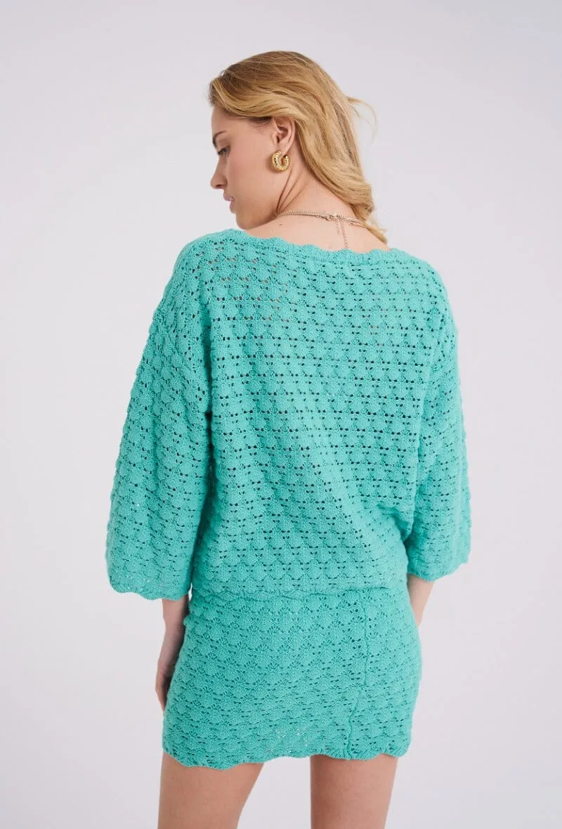 Anobel Copenhagen - Knit Skirt Q5006 - Green