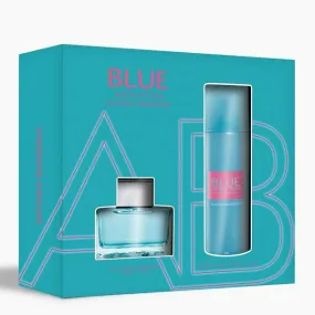 Antonio Banderas Blue Seduction Woman EDT 80 ML   Deo 150 ML (M)