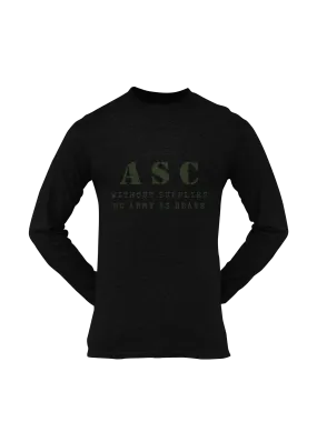 ASC T-shirt - ASC, Without Supplies, No Army Is Brave (Men)