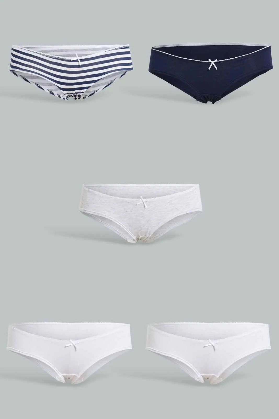 Assorted Boyleg Briefs For Women (Pack of 5)