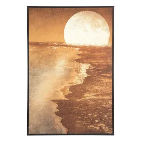 Atmosphera Soleil Framed Canvas Brown