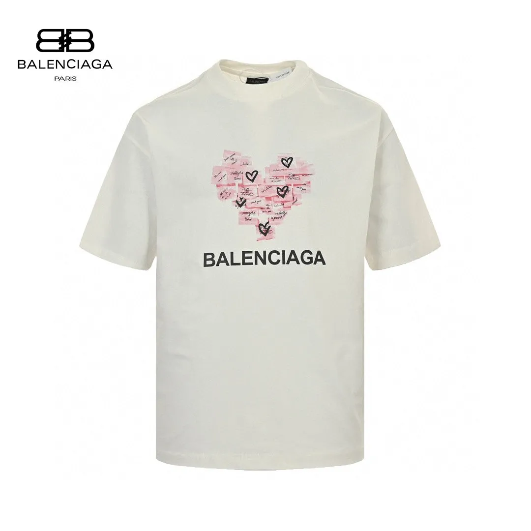 Balenciaga Love Notes T-Shirt in White