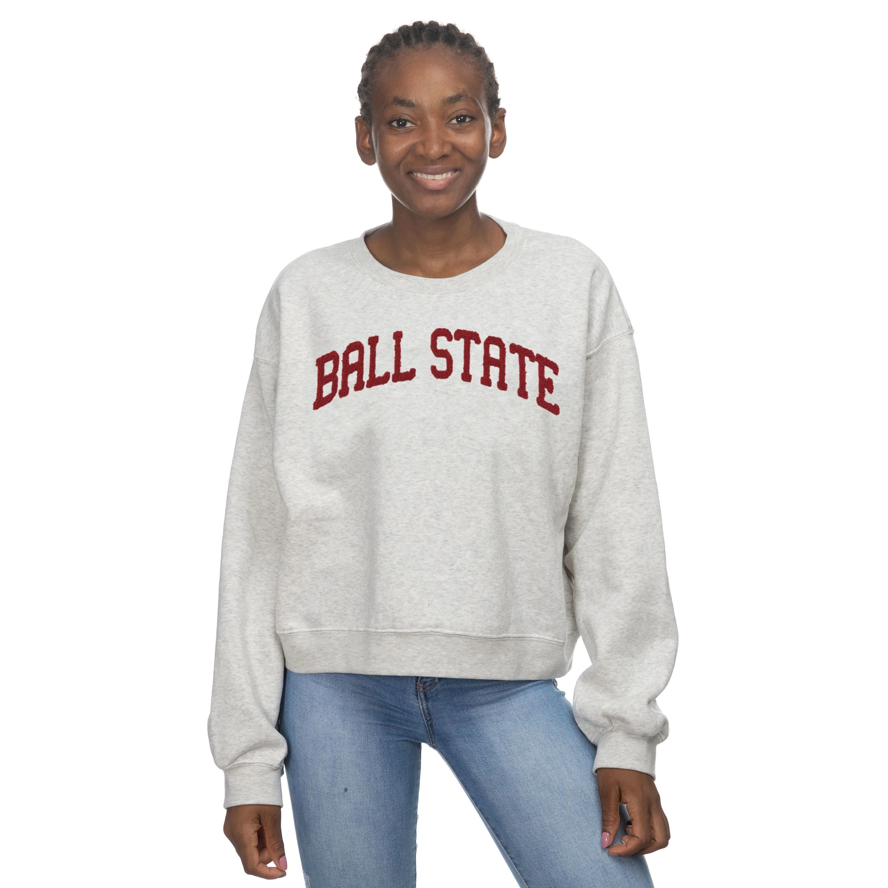 Ball State Sweatshirt Women's Cropped Crew