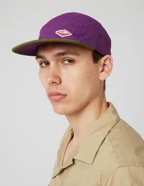 Battenwear Camp Cap (Water-repellent Nylon) - Purple