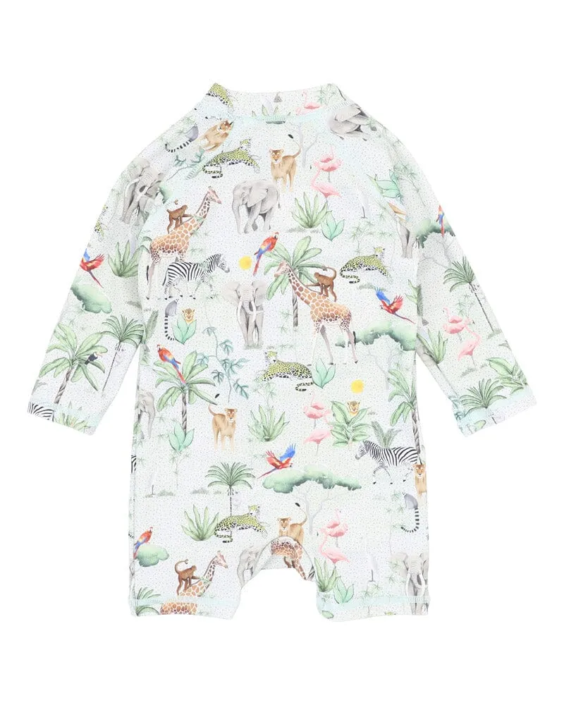 Bebe - Silas Print LS Rash Suit