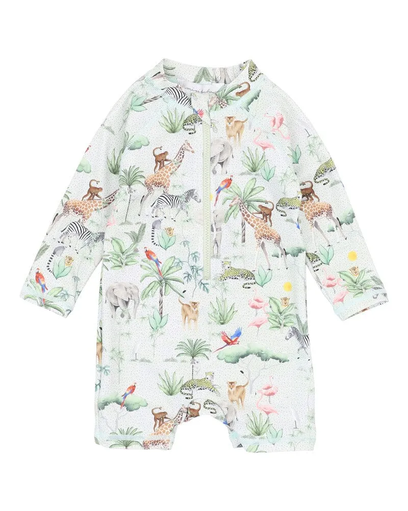 Bebe - Silas Print LS Rash Suit