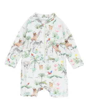 Bebe - Silas Print LS Rash Suit