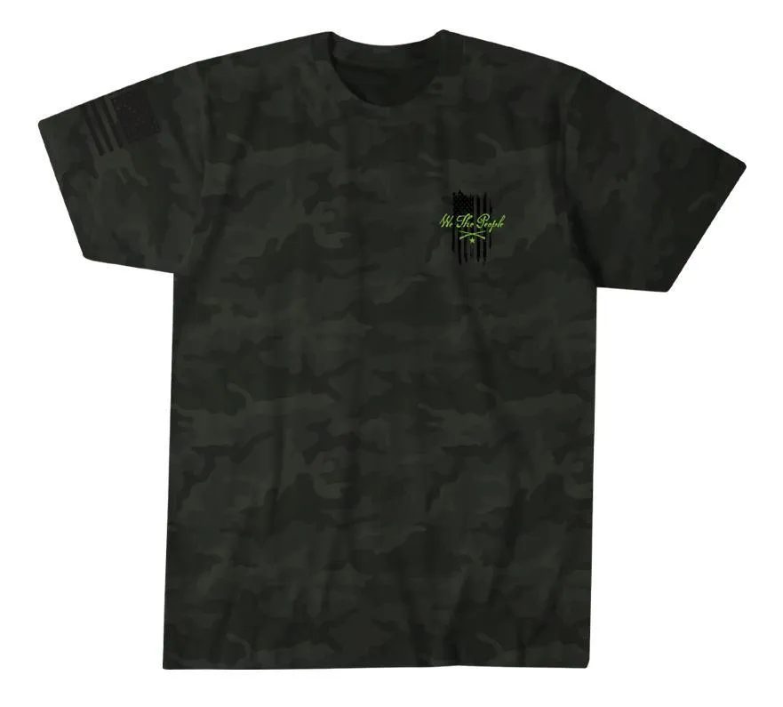 Blessings of Liberty T-shirt - Military Green Camo