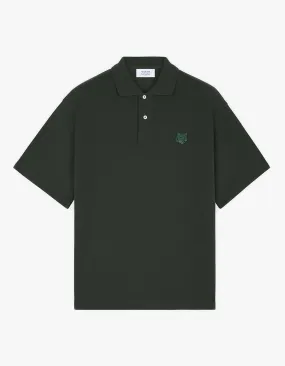 Bold Fox Head Patch Oversize Polo - Ranger Green