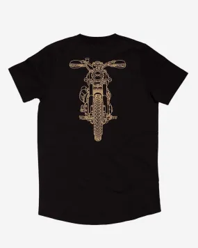 BSMC X TRIUMPH SCRAMBLER BARS T SHIRT - BLACK