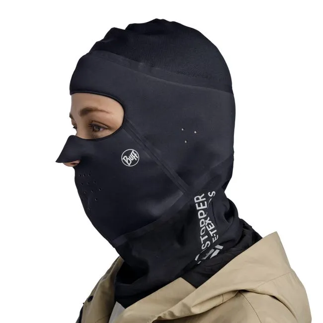 BUFF BALACLAVA SOLID BLACK WINDSTOPPER BY GORE-TEX LAB STAGIONE 23/24 - DISPONIBILE IN 3 TAGLIE