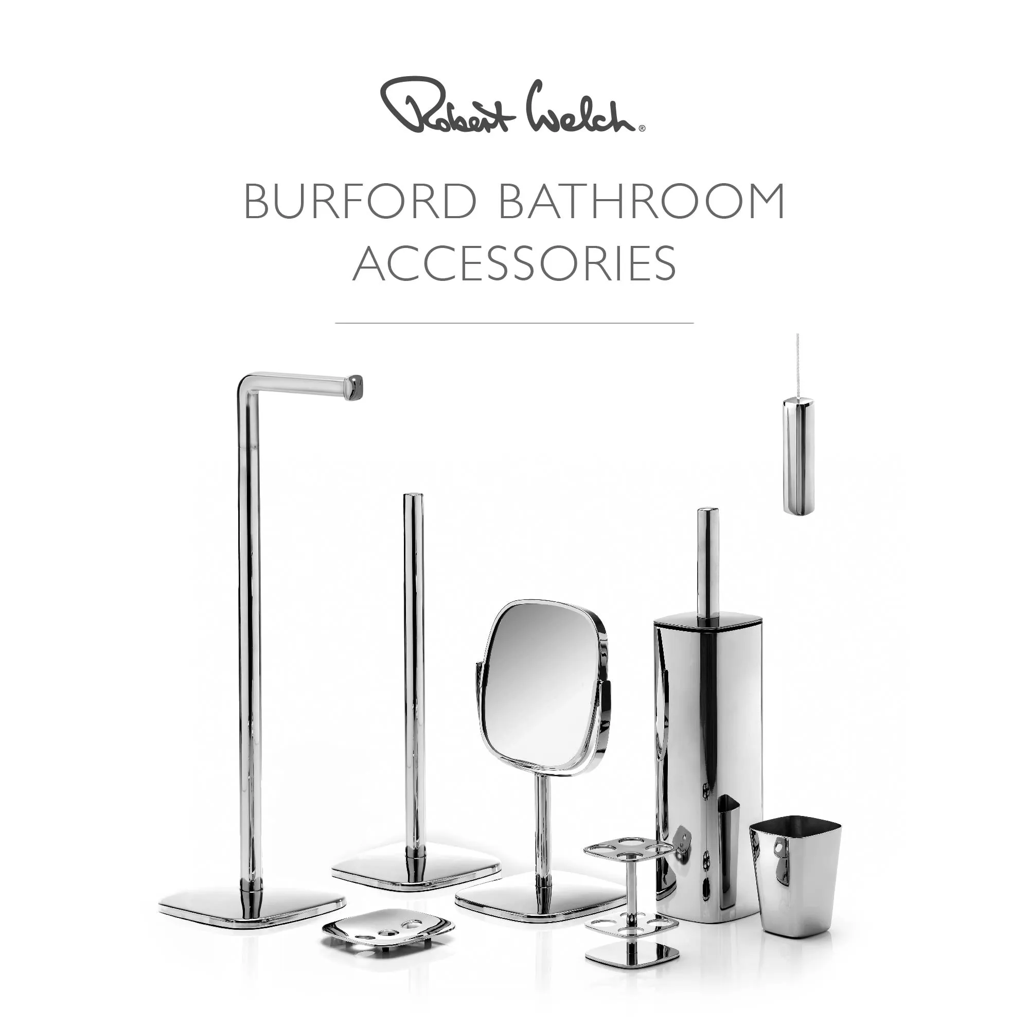 Burford Corner Shower Basket Single