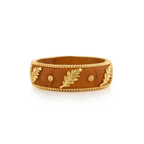 CAPUCINE DE WULF - FOREST WALK OAK LEAF BANGLE