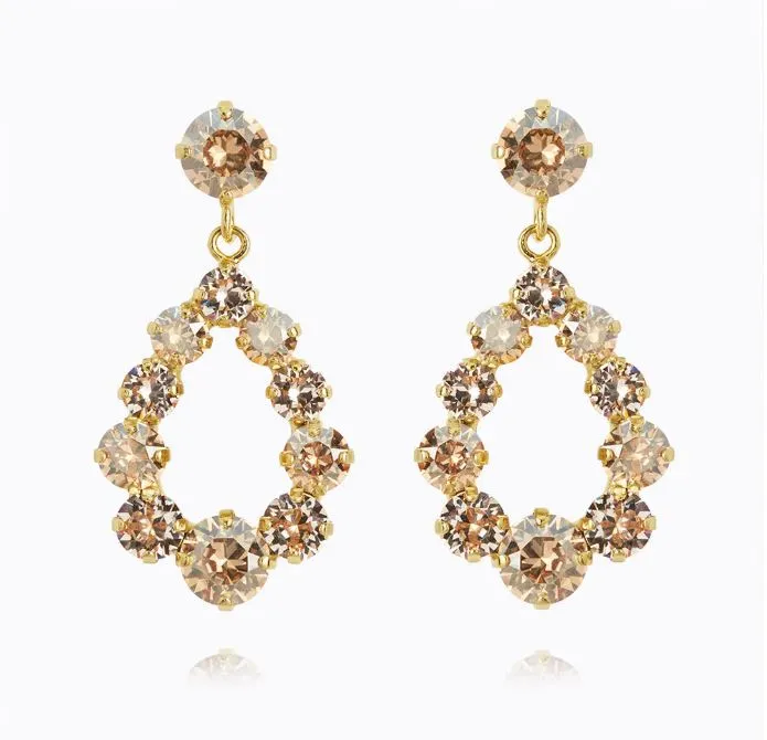 Caroline Svedbom Mini Delia Earrings Golden Combo