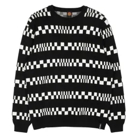 Check Stripe Santa Cruz Knit Crew