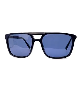 Chopard Men's Blue Polarized Square Sunglasses