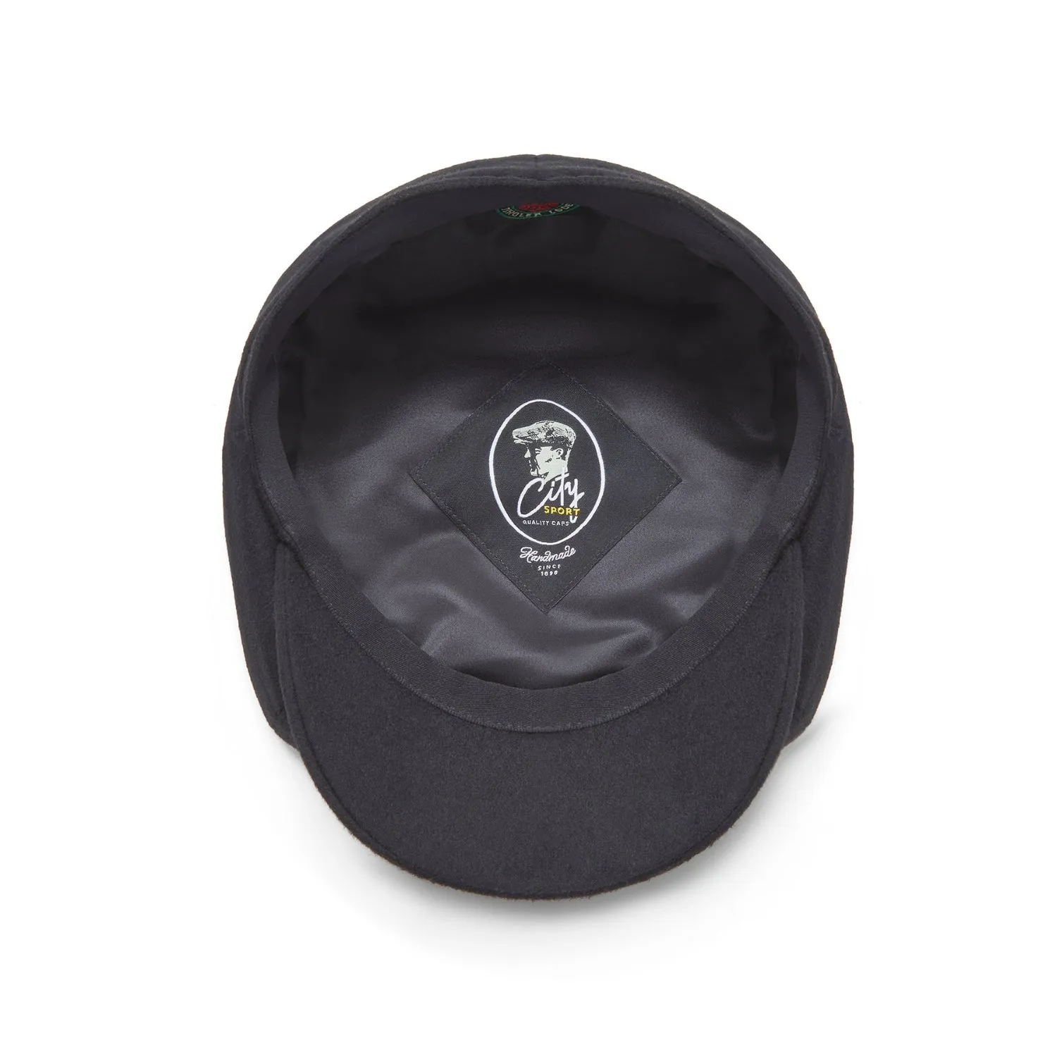 City Sport - Loden 8 Piece Baker Boy Cap - Black 3982