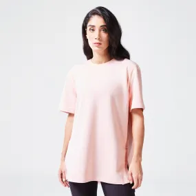 Code Oversized Drip Tee - Peach Whip Marl