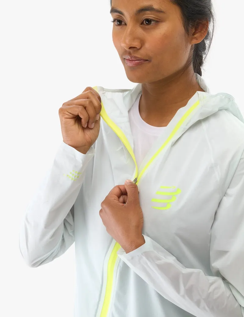 Compressport | Hurricane Waterproof 10/10 Jacket | Dames | Ice FLow