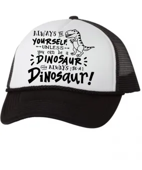 Dinosaur Mesh Trucker Hat Baby Toddler Infant Kids Boy Girl Unisex Black