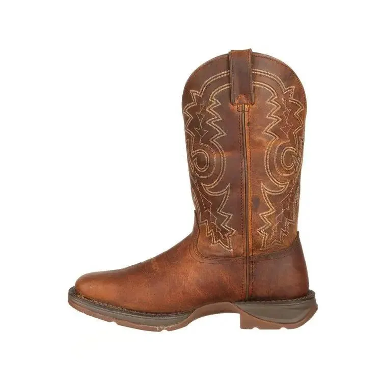 DURANGO REBEL MENS PULL-ON SQUARE TOE WESTERN BOOT DB4443