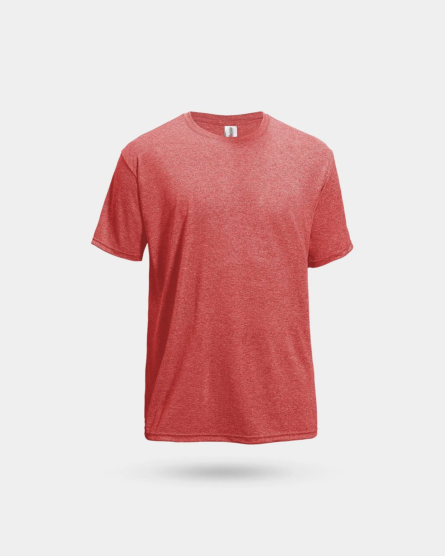 Expert Brand Men's Heather Performance Short Sleeve Crewneck T-Shirt