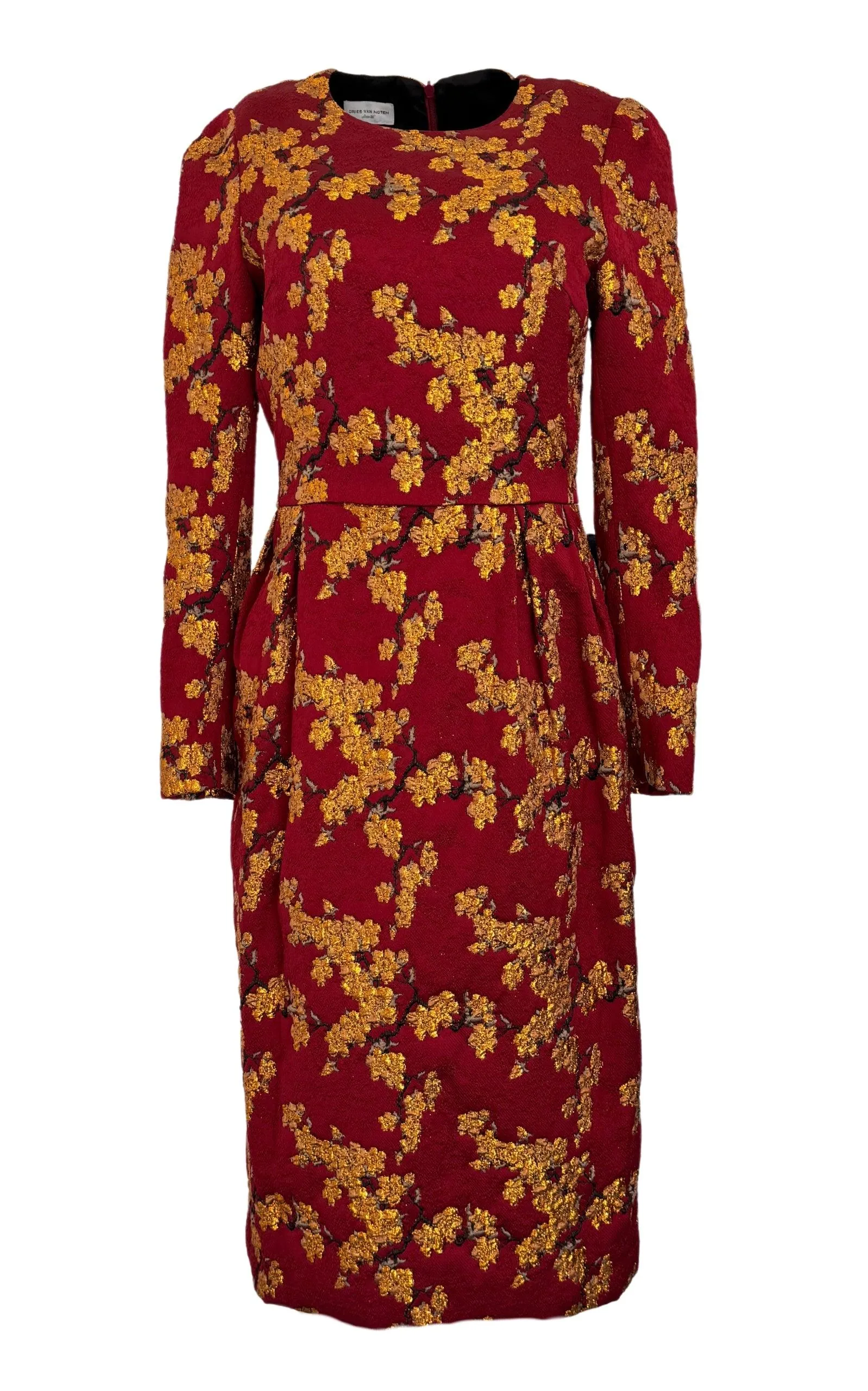 Floral Jacquard Dress