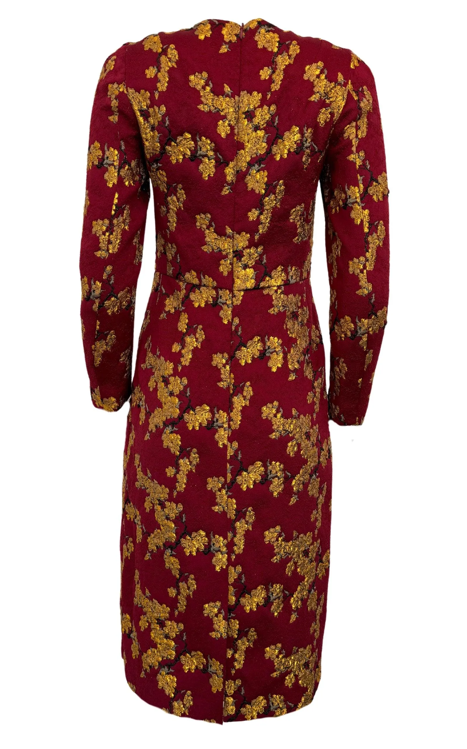 Floral Jacquard Dress