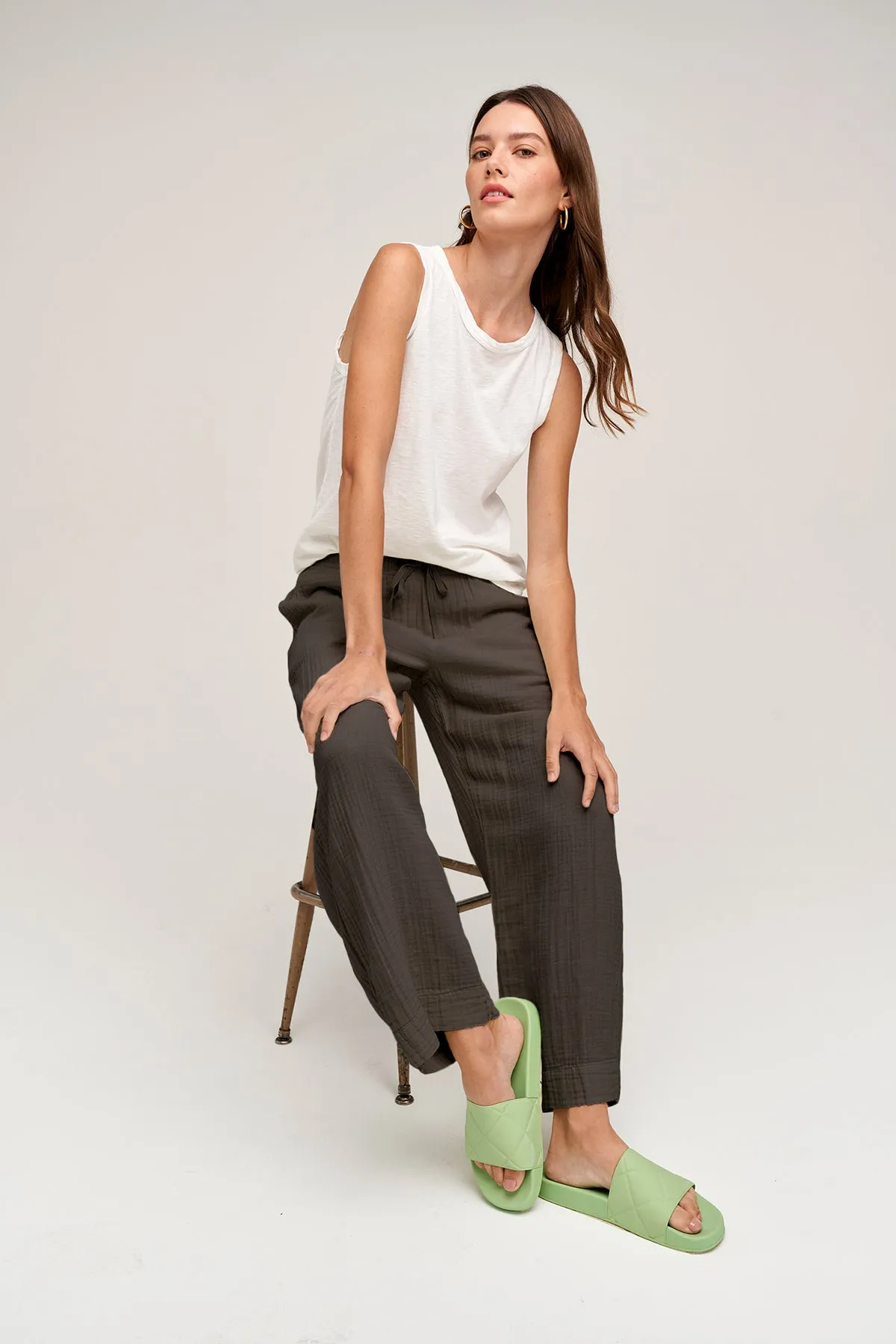 FRANNY COTTON GAUZE PANT