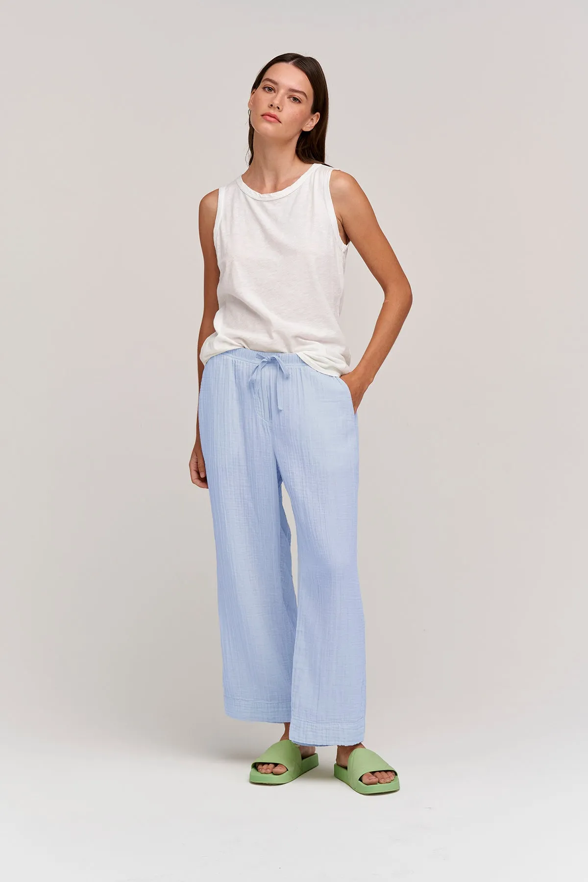 FRANNY COTTON GAUZE PANT