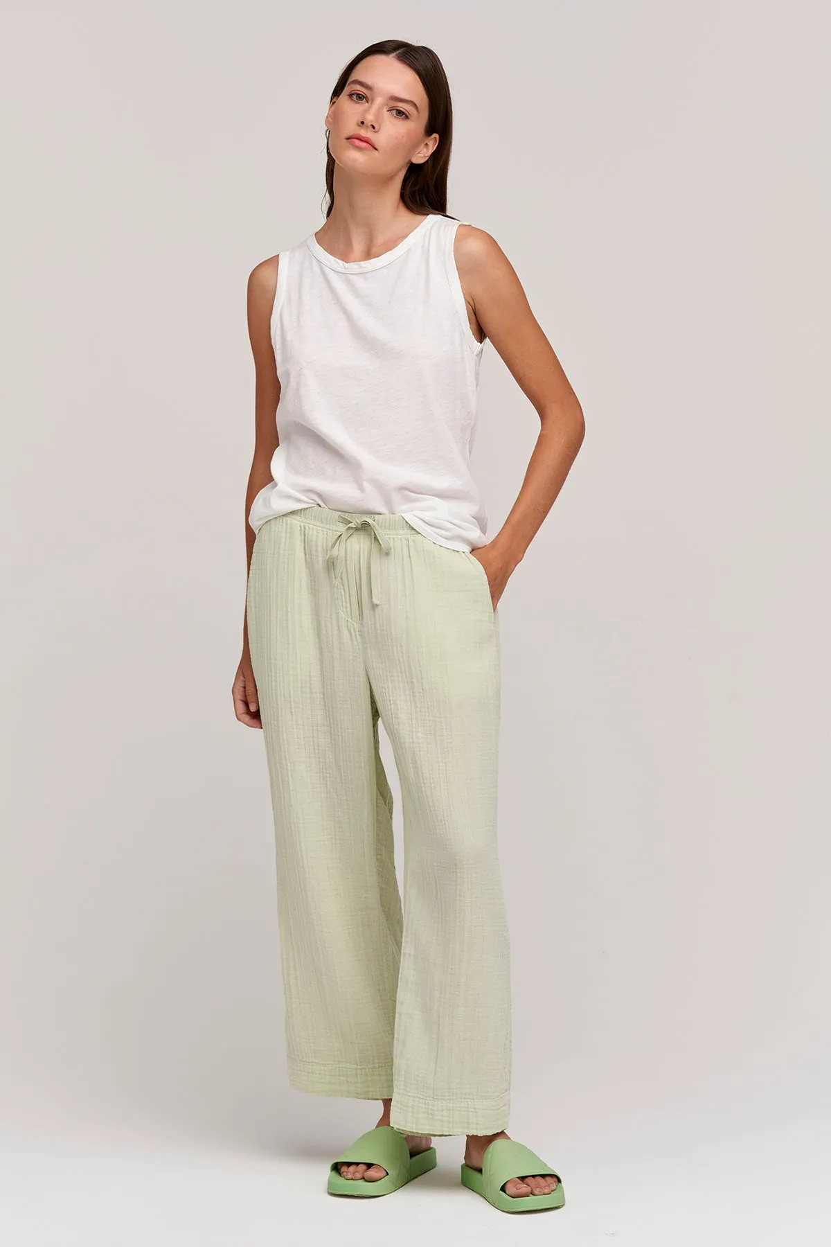 FRANNY COTTON GAUZE PANT