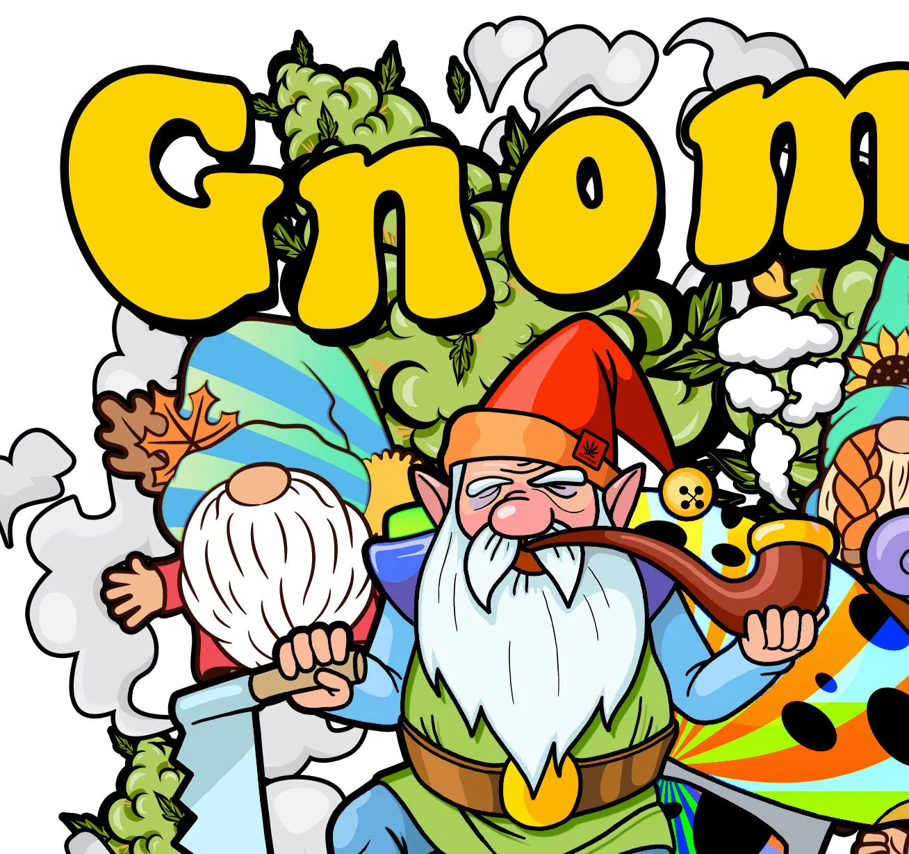 Gnome Grown White Tee