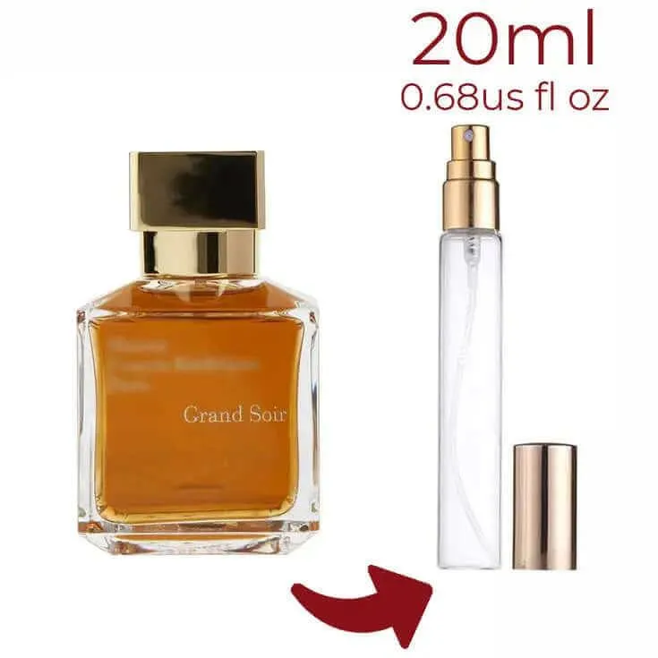 Grand Soir Maison Francis Kurkdjian for women and men Decant Fragrance Samples