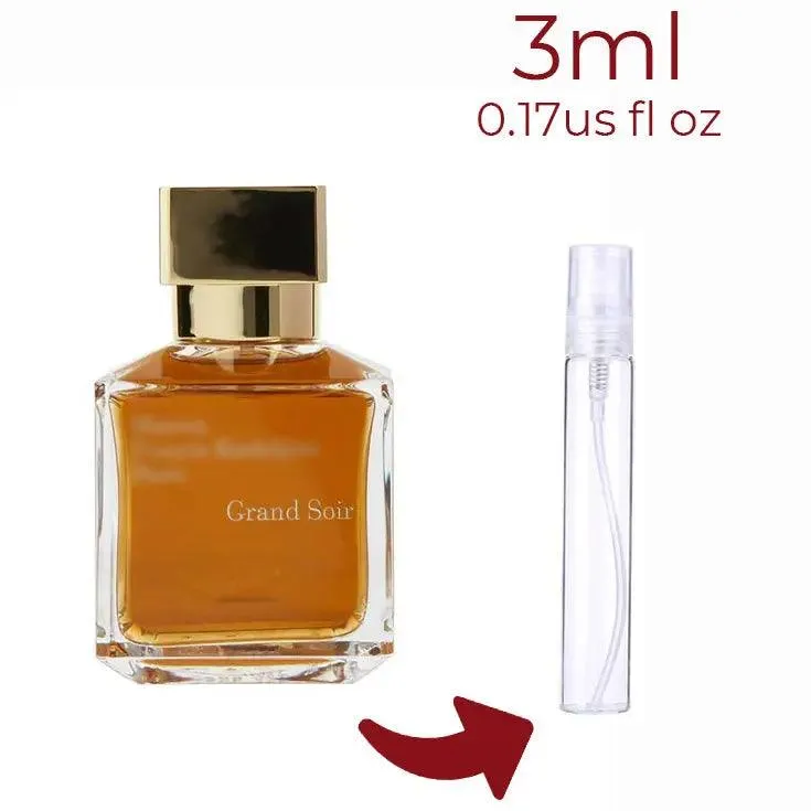 Grand Soir Maison Francis Kurkdjian for women and men Decant Fragrance Samples