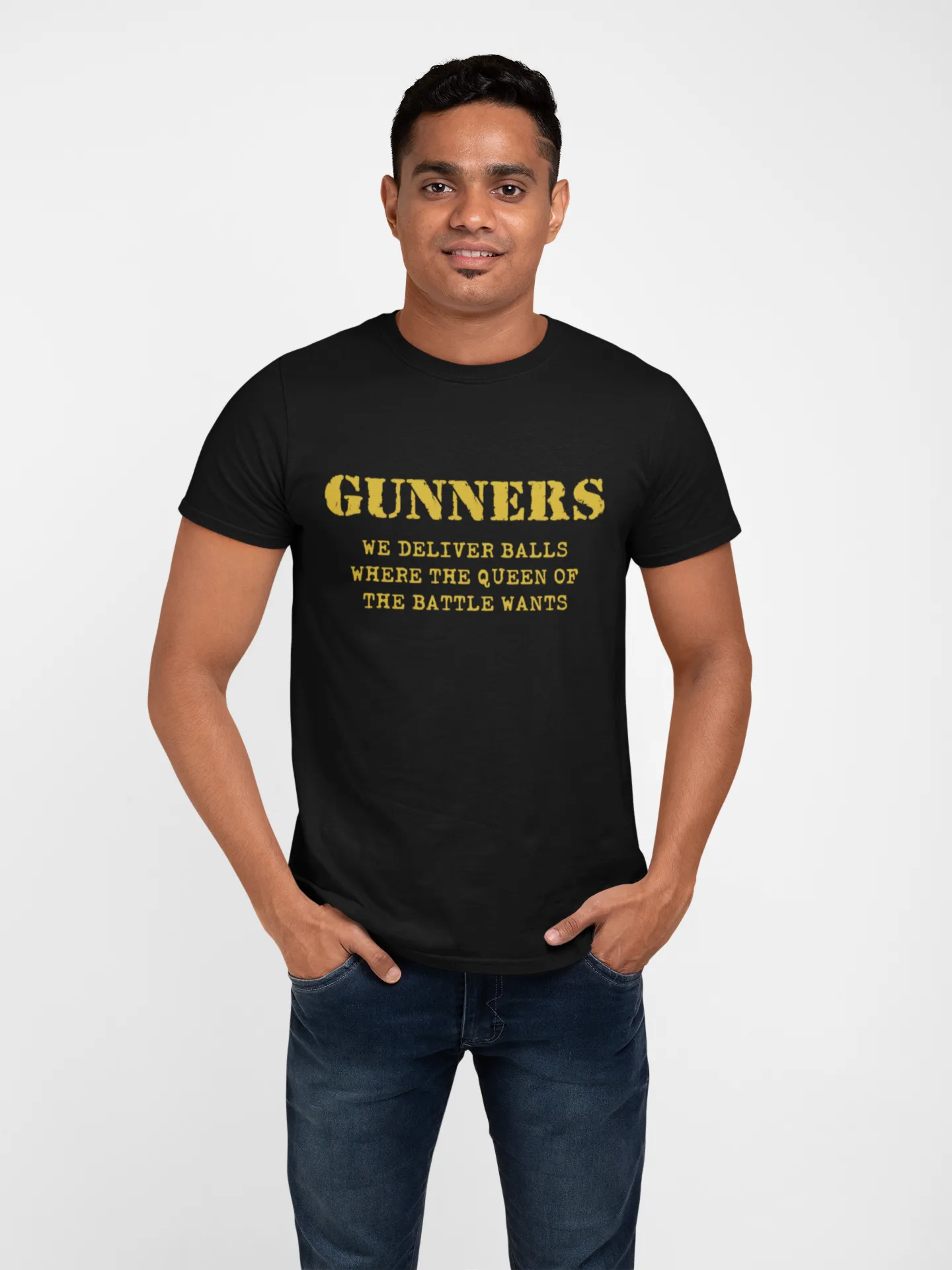 Gunner T-shirt - We Deliver Balls..... (Men)