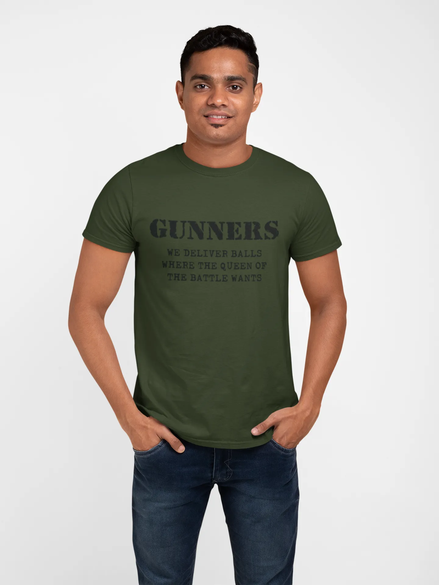 Gunner T-shirt - We Deliver Balls..... (Men)