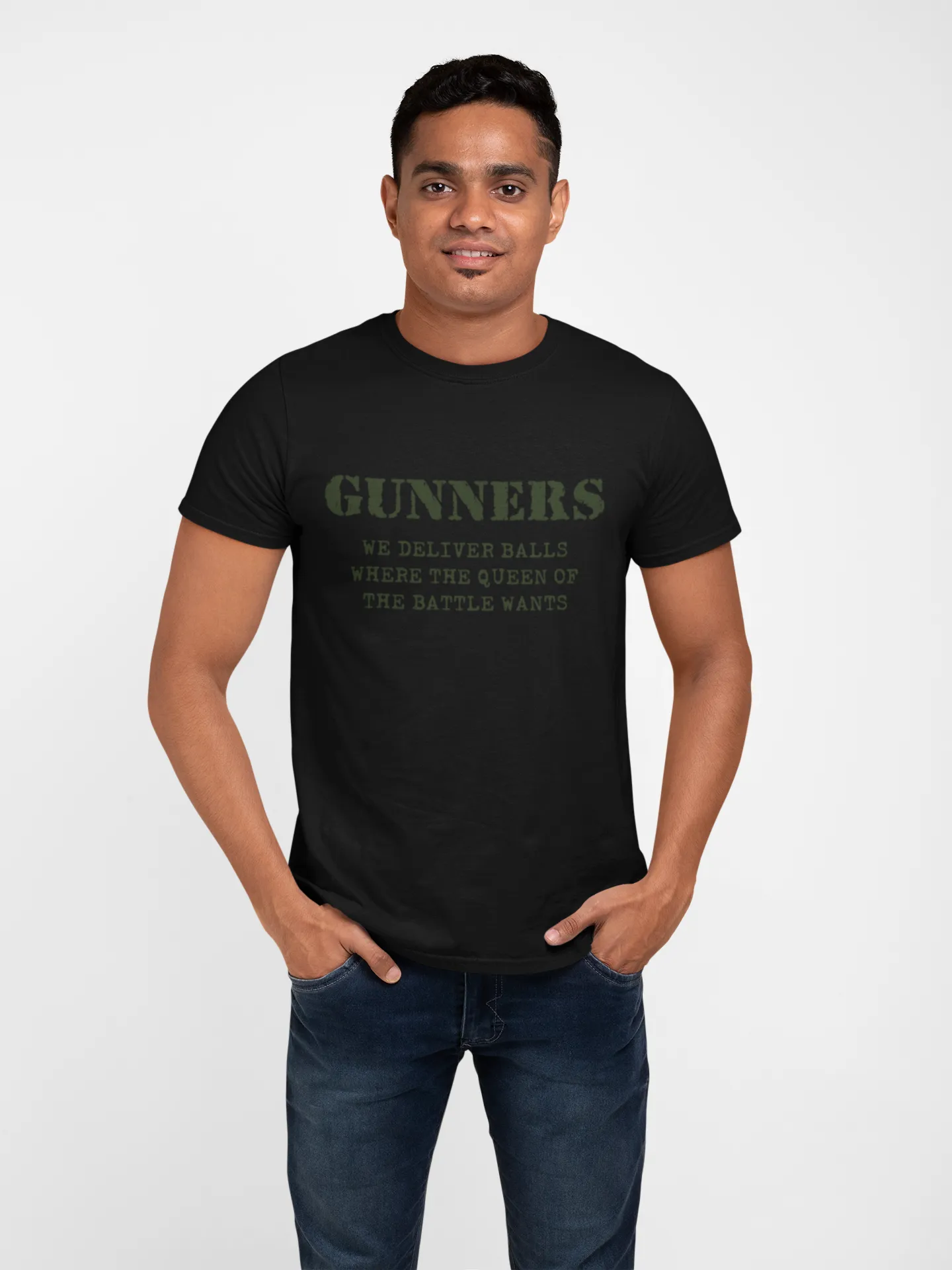 Gunner T-shirt - We Deliver Balls..... (Men)