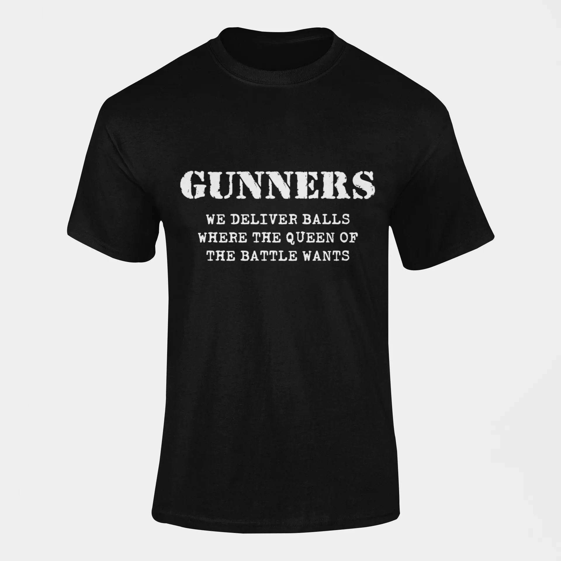 Gunner T-shirt - We Deliver Balls..... (Men)