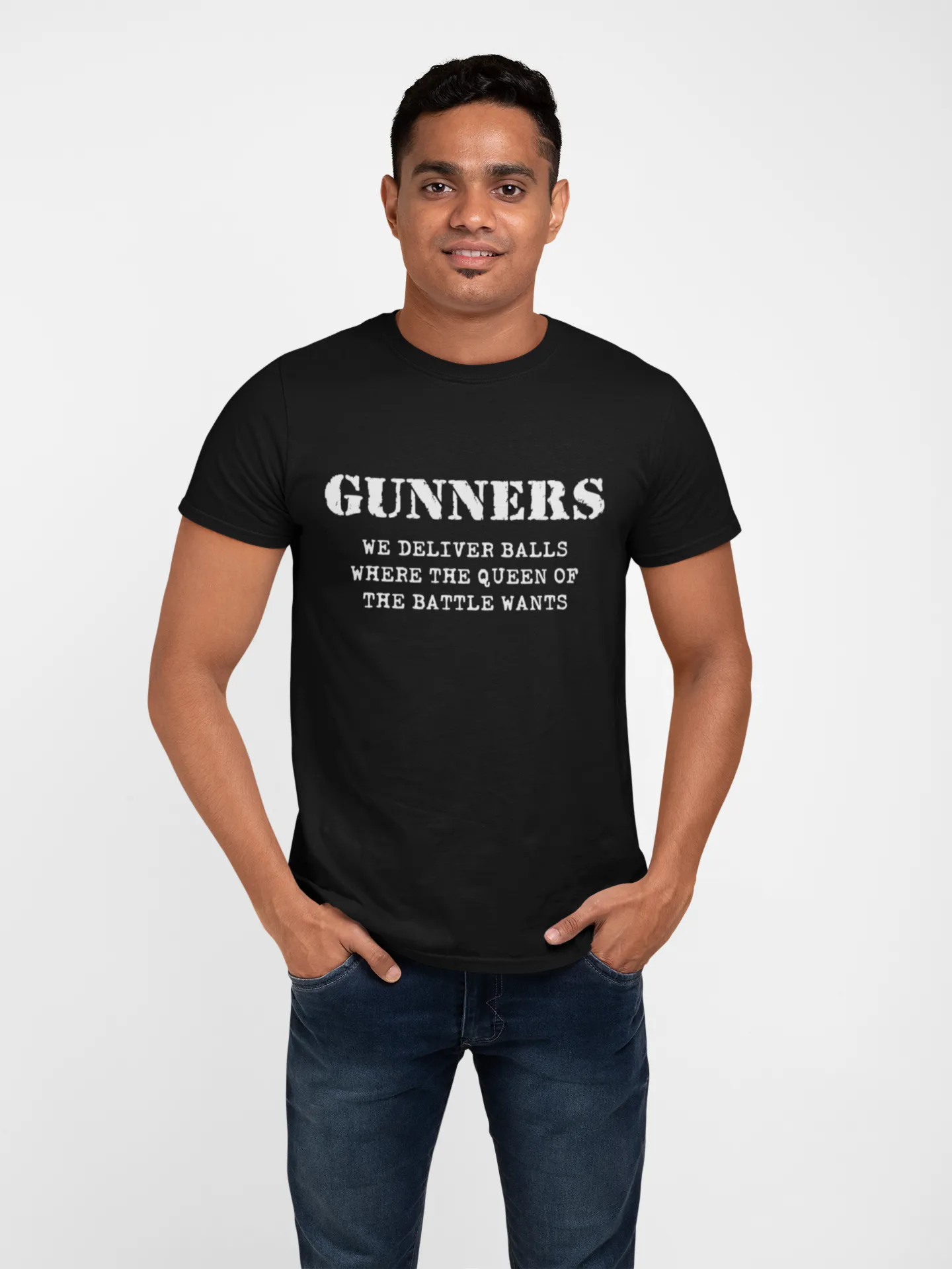 Gunner T-shirt - We Deliver Balls..... (Men)